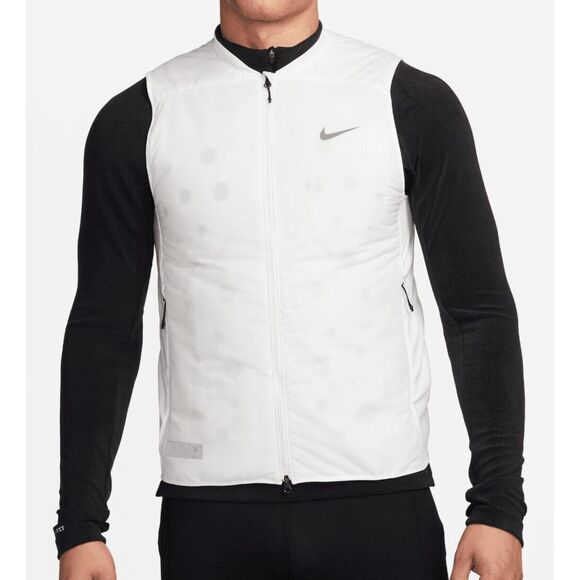 Nike FD4642-030 Men's Sz XL Gray Therma-FIT ADV AeroLayer Vest - Picture 14 of 16